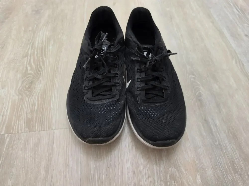 Nike Flex 2016 Run Running Shoes Womens Size 8.5 Black White Sneakers 830751-001